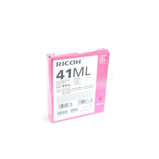 Ricoh GC 41ML Orijinal Kırmızı Jel Kartuş (SG 2100-SG 3100-SG 3110-SG 7100) (405767)