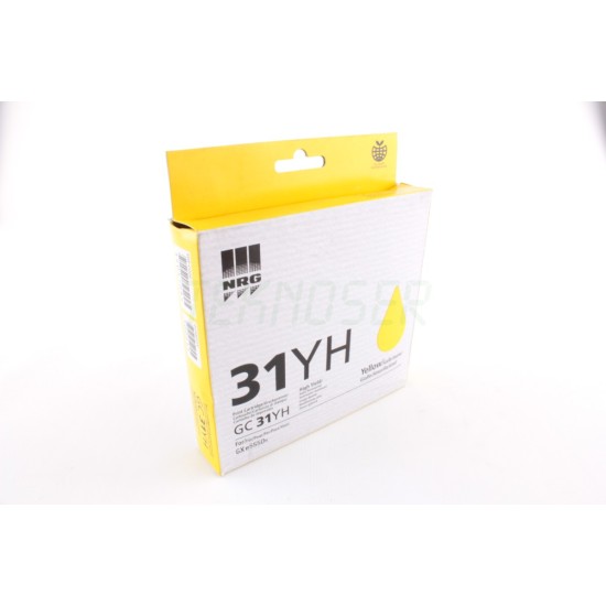 Ricoh GC 31YH Orijinal Sarı Jel Kartuş (Yüksek Kapasite) GX E25550N-7700N (405704)