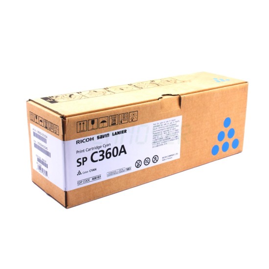 Ricoh SP C 360 Orijinal Mavi Toner (408181)