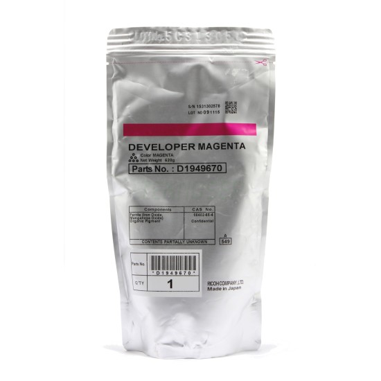 Ricoh Pro C7100-7110 Orijinal Kırmızı Developer (D1949670)