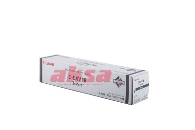 CANON C-EXV 18 Orijinal Toner   8,4 K      0386B002AA   IR 1018, 1020, 1022, 1024
