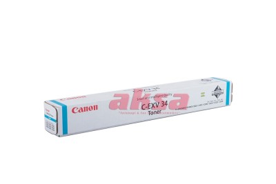 CANON C-EXV 34 Orijinal Cyan Toner  3783B002AA   iR C 2020 / 2025i / 2030i / 2220L / 2225i / 2230i