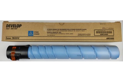 DEVELOP TN-221Y Orijinal Yellow Toner  A8K32D0   ineo C227, C287