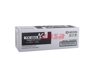 KYOCERA TK-865K Orijinal Black Toner 20K 1TO2JZOEUO   Taskalfa 250ci, Taskalfa 300ci, Taskalfa 350ci