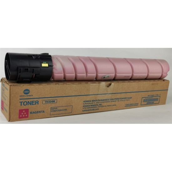 MINOLTA TN-324M Magenta Toner Cartridge 550g  A8DA330   Bizhub C258, Bizhub C308, Bizhub C368