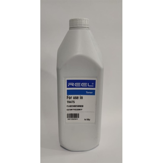KYOCERA TK-475  Reel Toner ( 1000gr BOTTLE )   FS-6025, 6025B, 6030,  6525MFP, 6530MFP KOLİ 12'LU