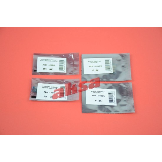 C20/20P/20PX/20X black TONER chip 8K   C20/20P/20PX/20X