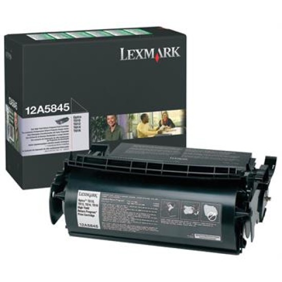 Lexmark 12A5845 Yüksek Kapasiteli Siyah Toner
