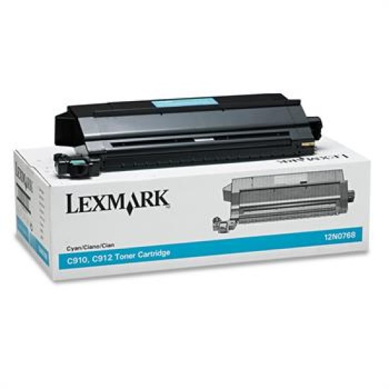 Lexmark 12N0768 Mavi Toner