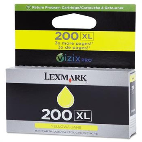 Lexmark 14L0177A - 220XL Numaralı Yüksek Kapasiteli Sarı Kartuş