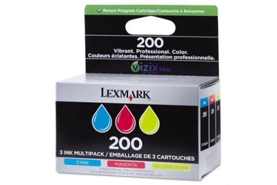 Lexmark 14L0268A - 220 CMY Üçlü Paket Renkli Kartuş Seti