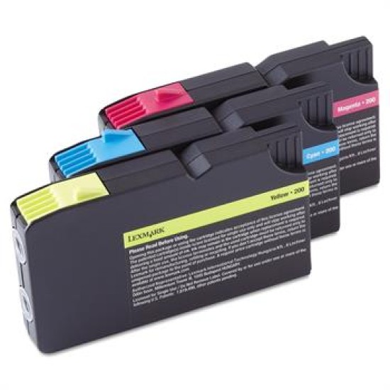 Lexmark 14L0268A - 220 CMY Üçlü Paket Renkli Kartuş Seti