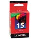 Lexmark 18C2110E - 15 Numaralı 3 Renkli Kartuş