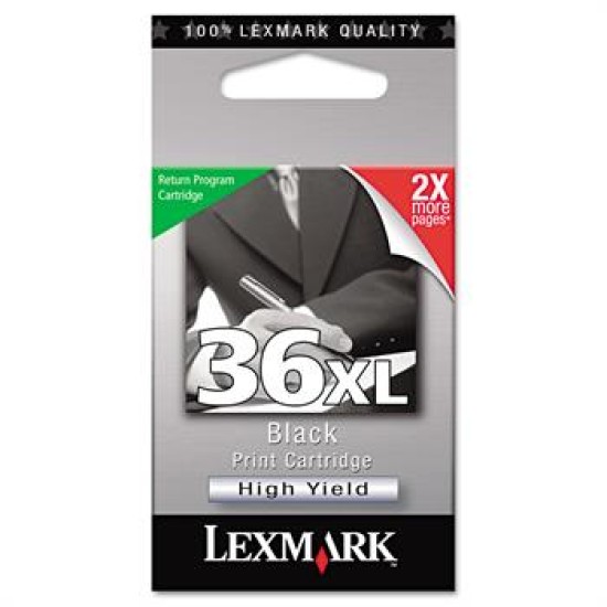 Lexmark 18C2170E - 36XL Yüksek Kapasiteli Siyah Kartuş