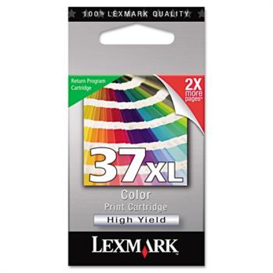 Lexmark 18C2180E - 37XL Numaralı Yüksek Kapasiteli 3 Renkli Kartuş