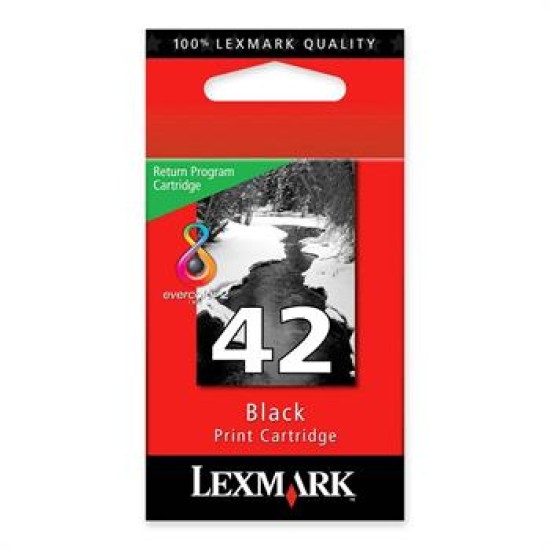 Lexmark 18Y0142E - 42 Numaralı Siyah Kartuş