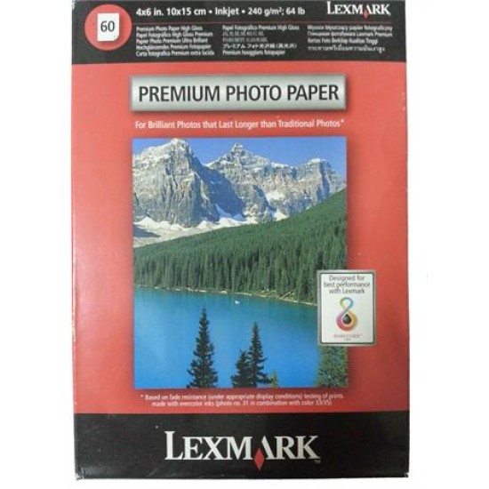 Lexmark Premium Photo Paper 60