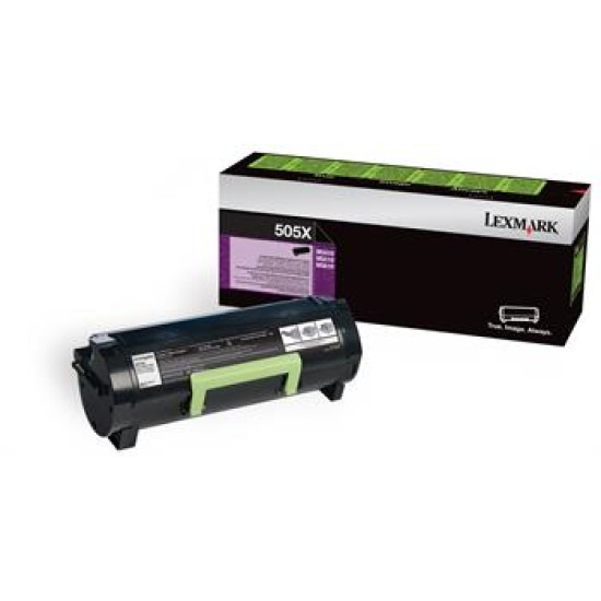 Lexmark 50F5X00 Ekstra Yüksek Kapasiteli Siyah Toner