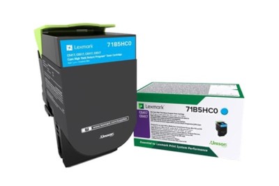 Lexmark 71B5HC0 Yüksek Kapasiteli Mavi Toner