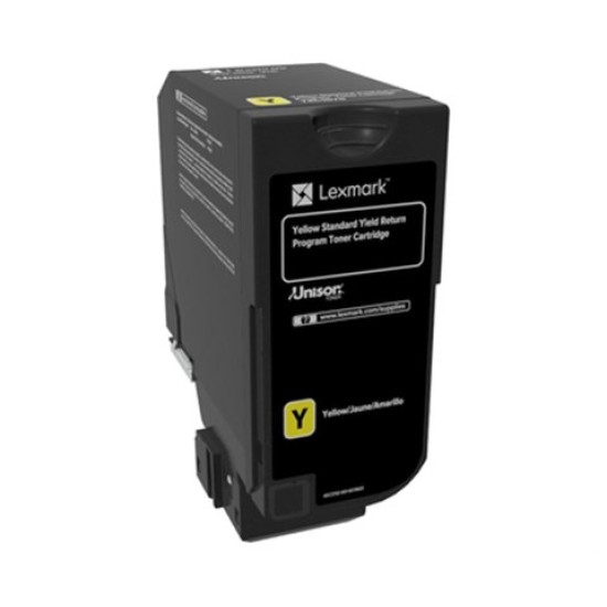 Lexmark 74C5SY0 Sarı Toner