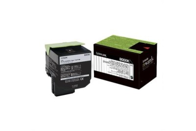 Lexmark 80C8XK0 Ekstra Yüksek Kapasiteli Siyah Toner