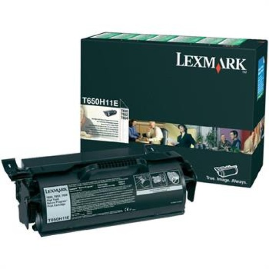 Lexmark T650H11E Yüksek Kapasiteli Siyah Toner