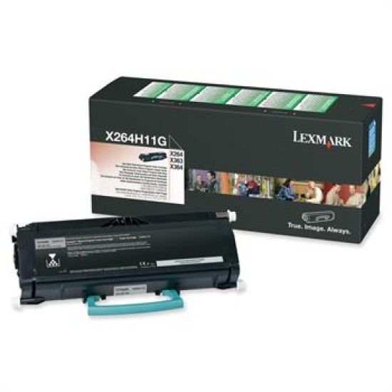 Lexmark X264H11G Yüksek Kapasiteli Siyah Toner