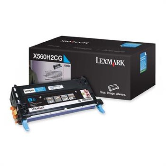 Lexmark X560H2CG Yüksek Kapasiteli Mavi Toner