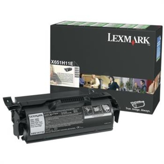 Lexmark X651H11E Yüksek Kapasiteli Siyah Toner