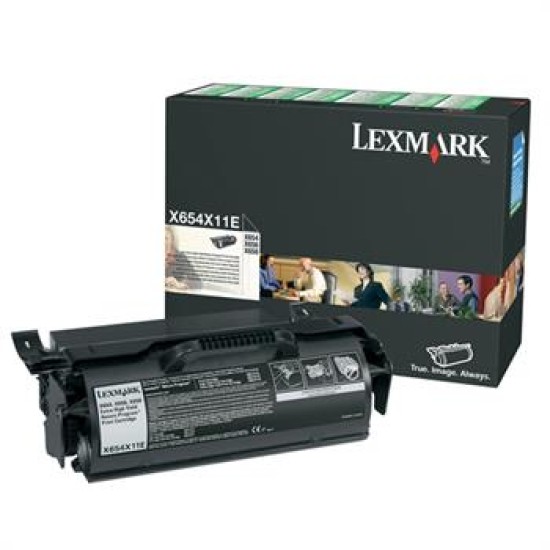 Lexmark X654X11E Ekstra Yüksek Kapasiteli Siyah Toner